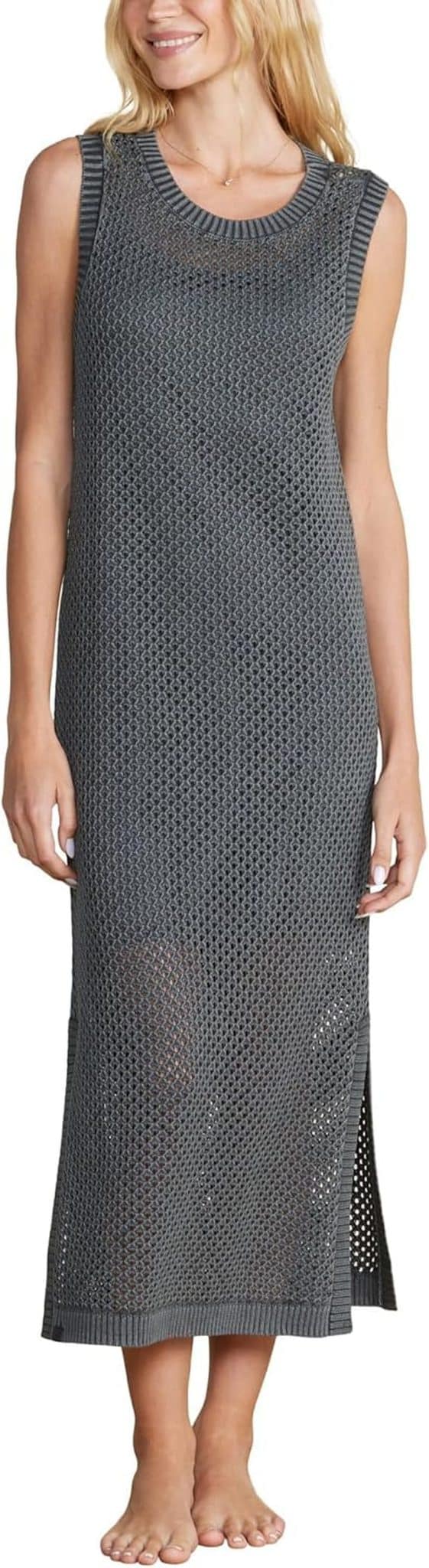 Avis sur la robe de plage Sunbleached Barefoot Dreams : élégance en noir vieilli