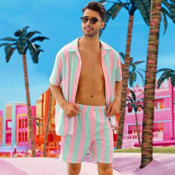 Découvrez notre test complet du costume d'Halloween hawaïen pour homme avec chemise colorée et short à rayures. Avis, photos et conseils pour un déguisement tropical réussi. 