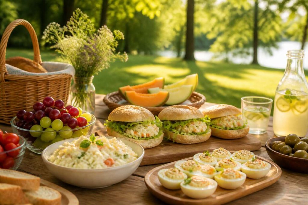Les risques des aliments à base de mayonnaise lors d'un pique-nique en été