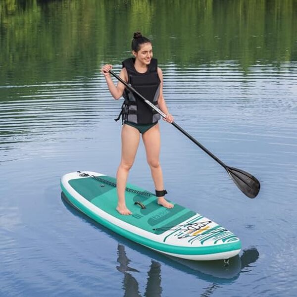 Découvrez notre test détaillé du paddle gonflable Bestway Huaka'i Tech 305 cm : performances, avantages et inconvénients pour bien choisir votre planche.