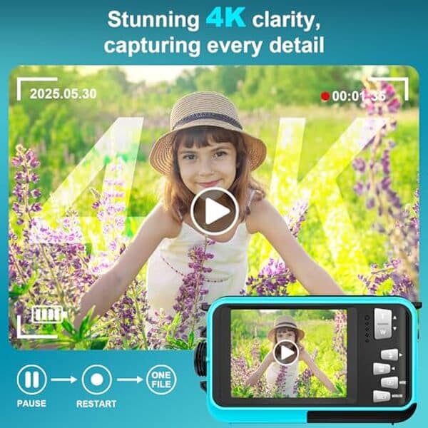 Découvrez notre test détaillé de la caméra sous-marine 4K 64MP avec double écrans. Performances, qualité vidéo et caractéristiques complètes.