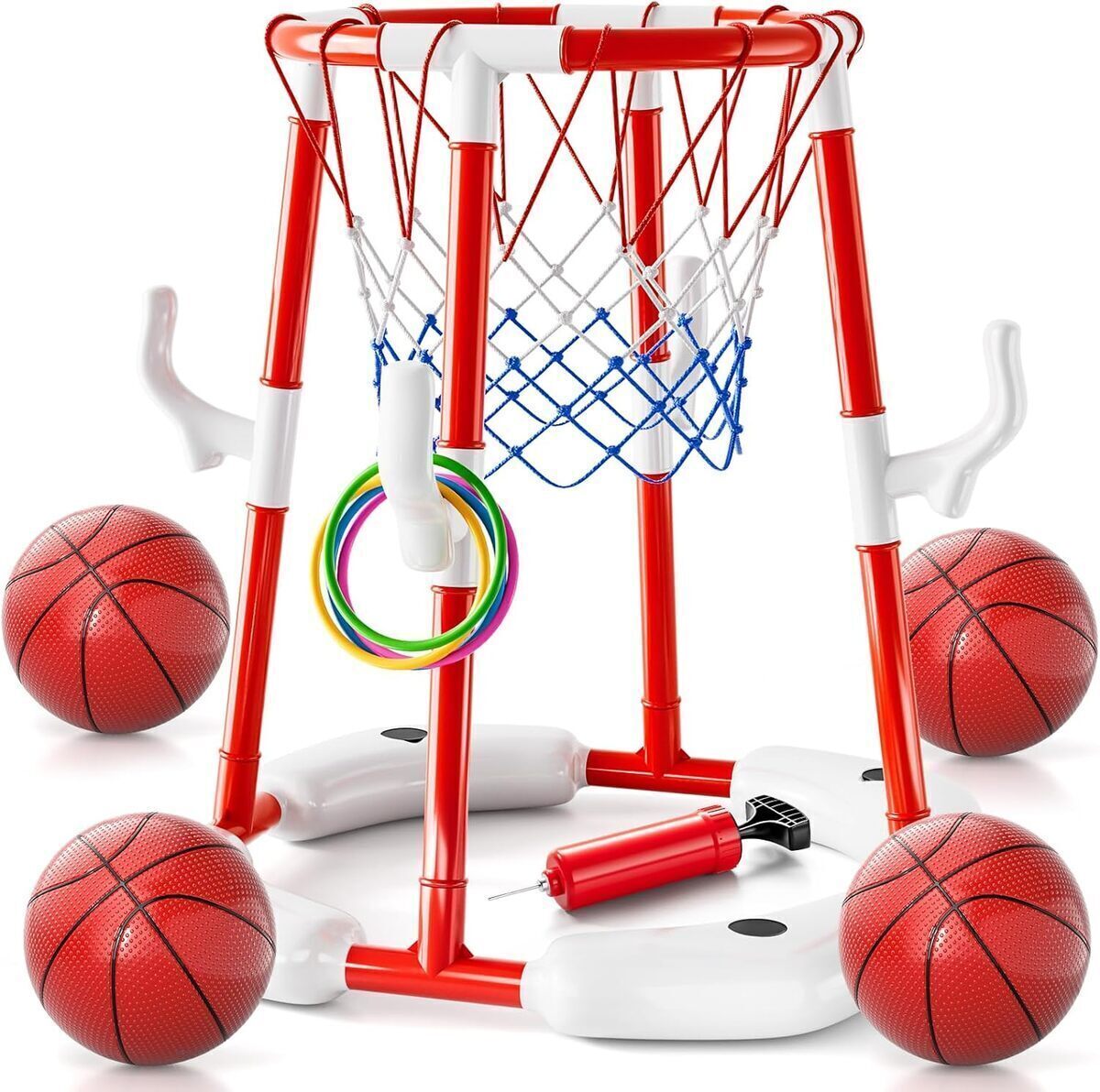 Test du jeu de basket-ball pour piscine enfants et adultes