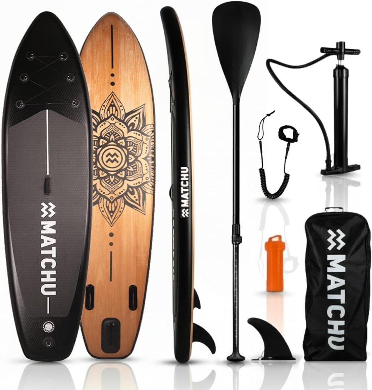 Test du paddle gonflable MATCHU 320 cm design bois mandala