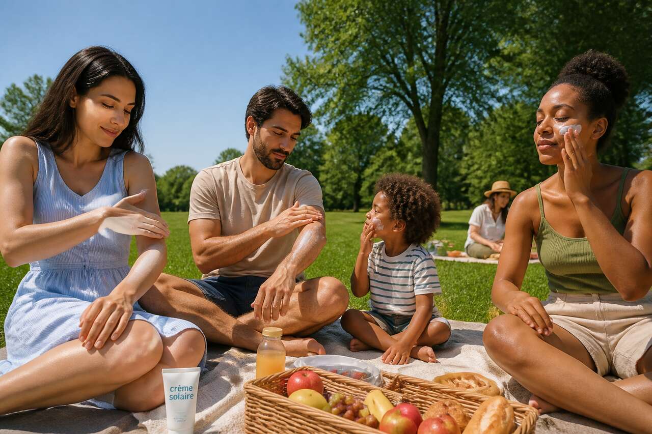 Comment appliquer de la crème solaire pour un pique-nique en toute protection ?