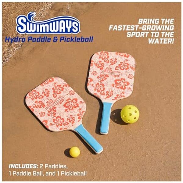 Découvrez notre test complet du Swimways Hydro Paddle & Pickleball, l'ensemble ludique idéal pour vos loisirs en piscine et à la plage. Avis, caractéristiques et conseils d'achat.