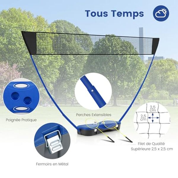 Découvrez notre test détaillé du set de badminton portable Goplus : raquettes, volants et accessoires inclus pour jouer partout en famille. 