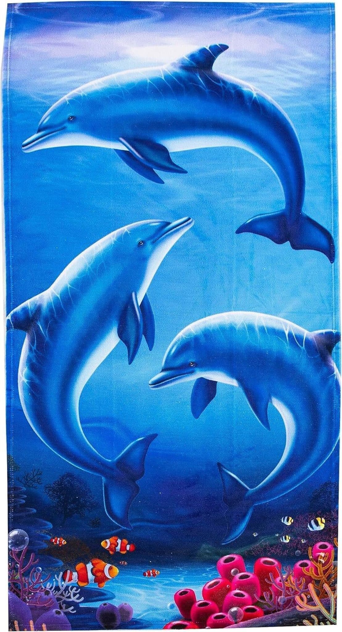 Avis sur la serviette de plage Northwest jeu de dauphins