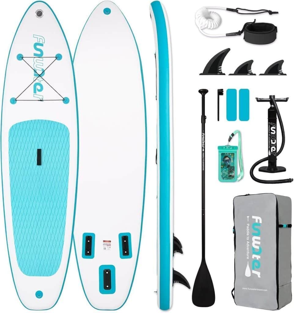 Test de la planche à pagaie gonflable FunWater pour débutants