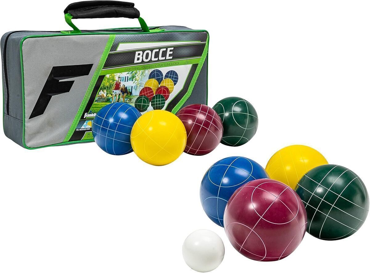 Test du jeu de boules Franklin Sports Bocce 50102 bleu 90 mm