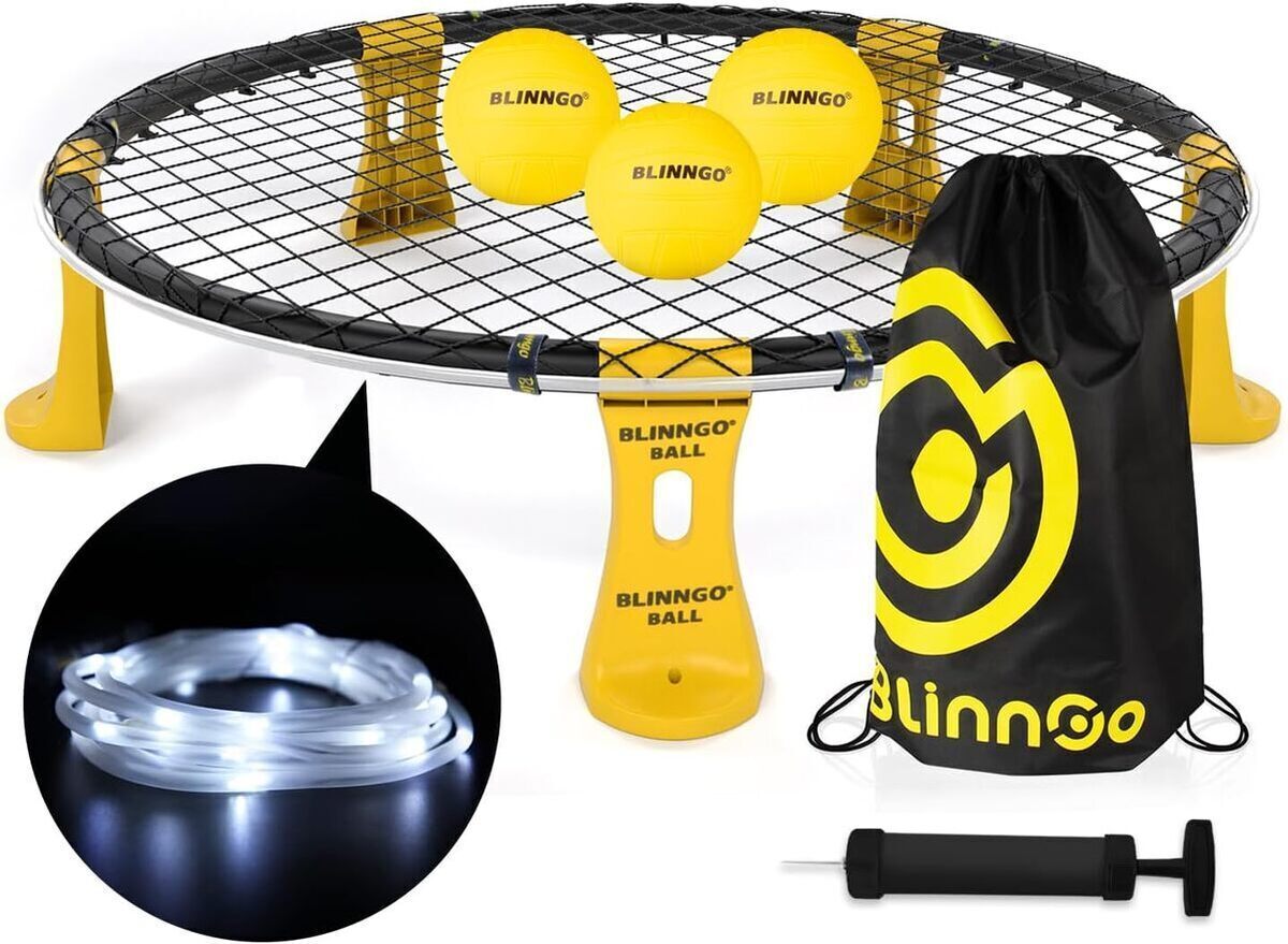 Test du jeu de roundnet lumineux : idéal pour tous les niveaux