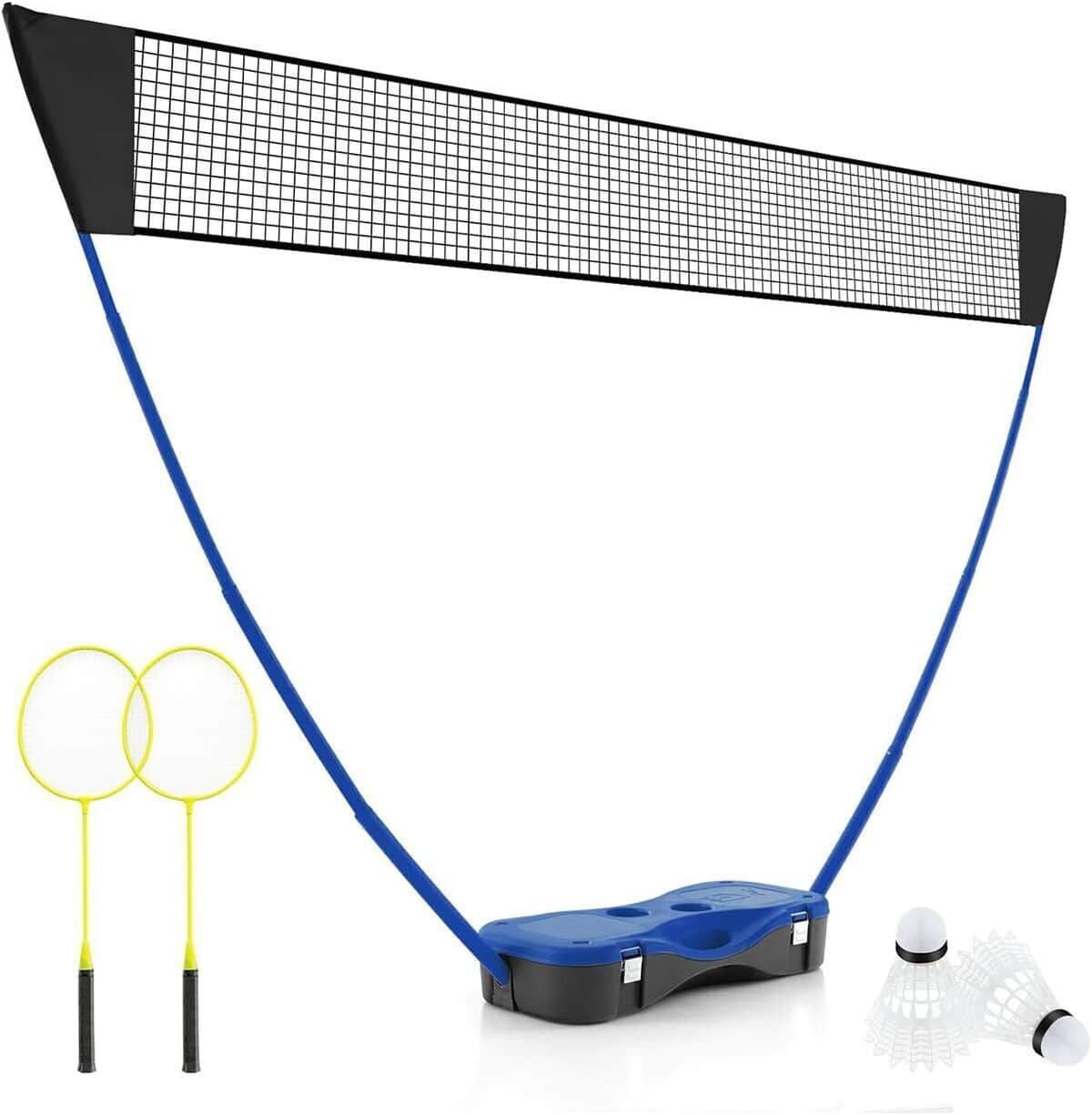 Test du set de badminton portable Goplus : raquettes et volants inclus