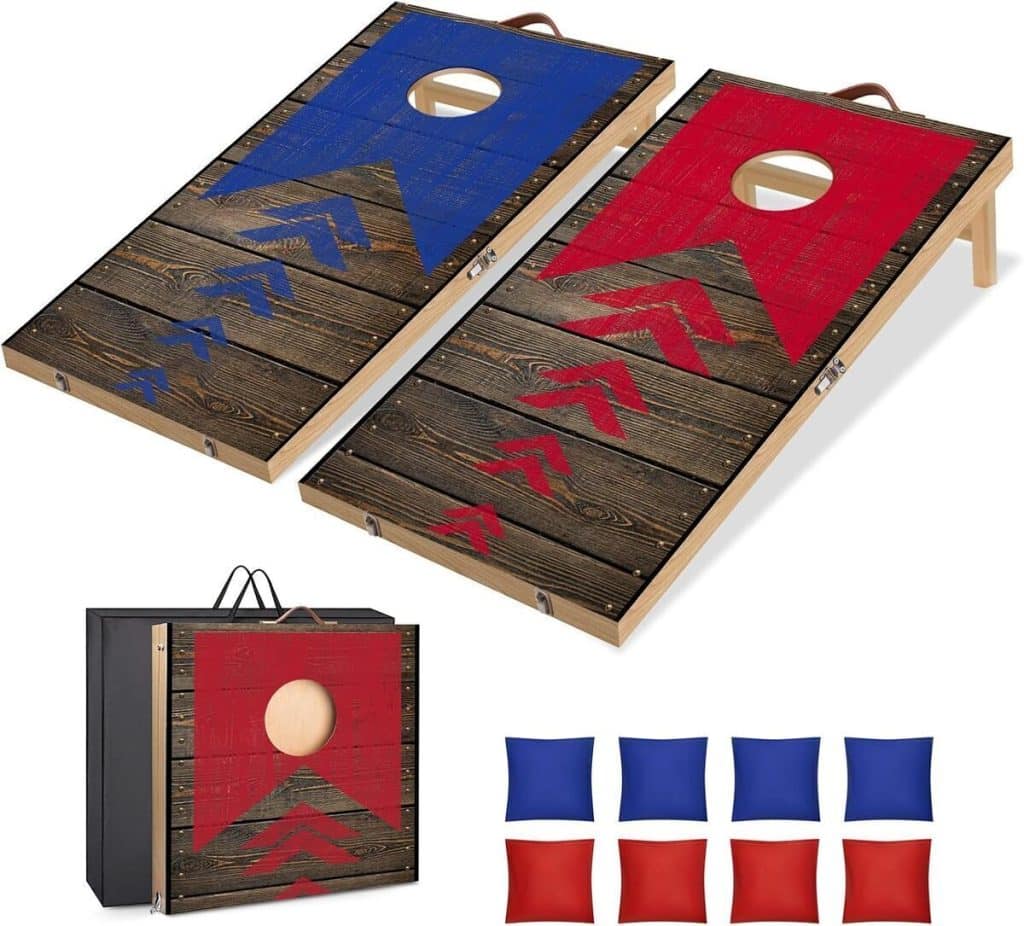 Test : jeu Cornhole pliable NZQXJXZ pour l'extérieur