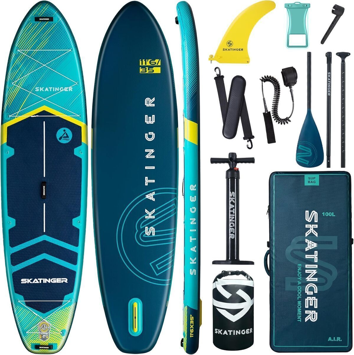 Test : planche à pagaie gonflable Skatinger 3, 4 m ultra stable