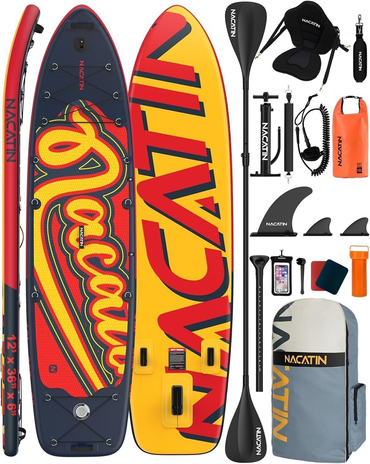 Test : planche de paddle gonflable familiale avec kit kayak