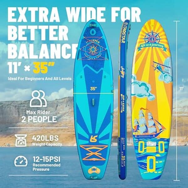 Découvrez notre test complet de la planche à pagaie gonflable iTAOSTAR J06BP 88, 9 cm : performances, avantages et avis détaillé pour bien choisir votre SUP. 