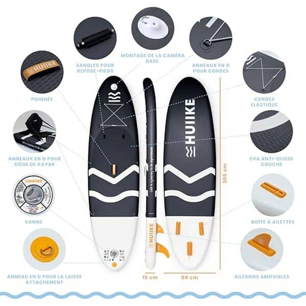 Découvrez notre test complet du paddle gonflable Huiike. Analyse détaillée de sa stabilité, sa résistance et ses performances pour vous aider à choisir le meilleur paddle.