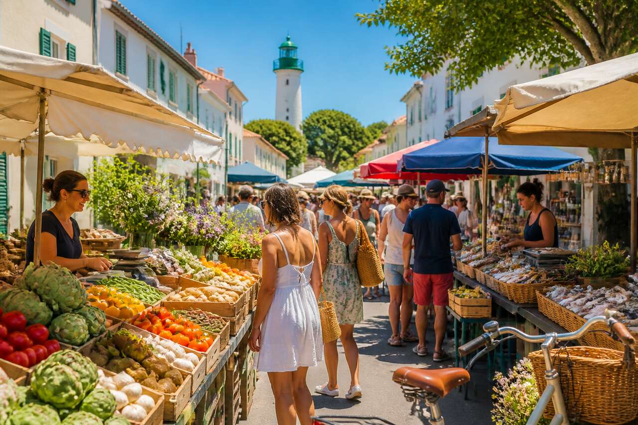 Découvrir l'île de ré à travers ses marchés pittoresques