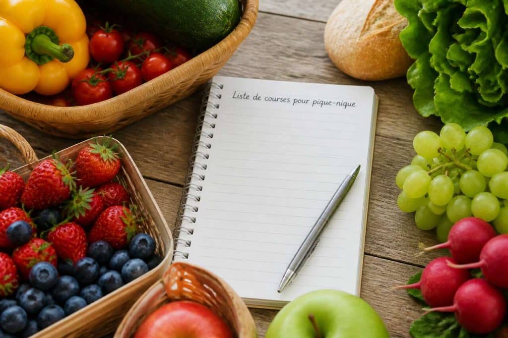 Comment faire une liste de courses efficace pour un pique-nique ?