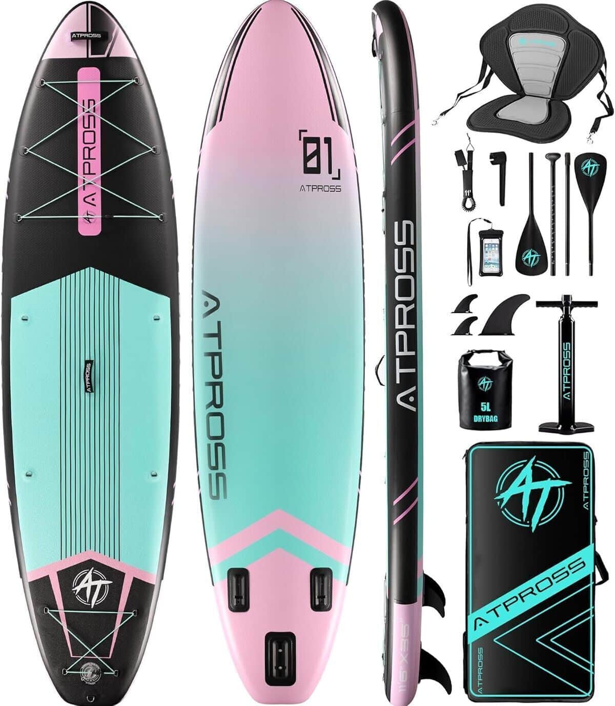 Test de la planche de paddle gonflable ATPROSS 350 xl
