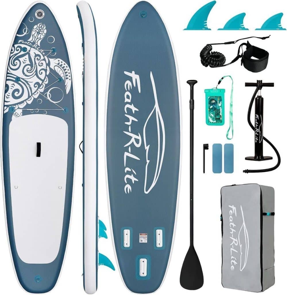 Test de la planche de paddle gonflable FEATH-R-LITE ultra légère
