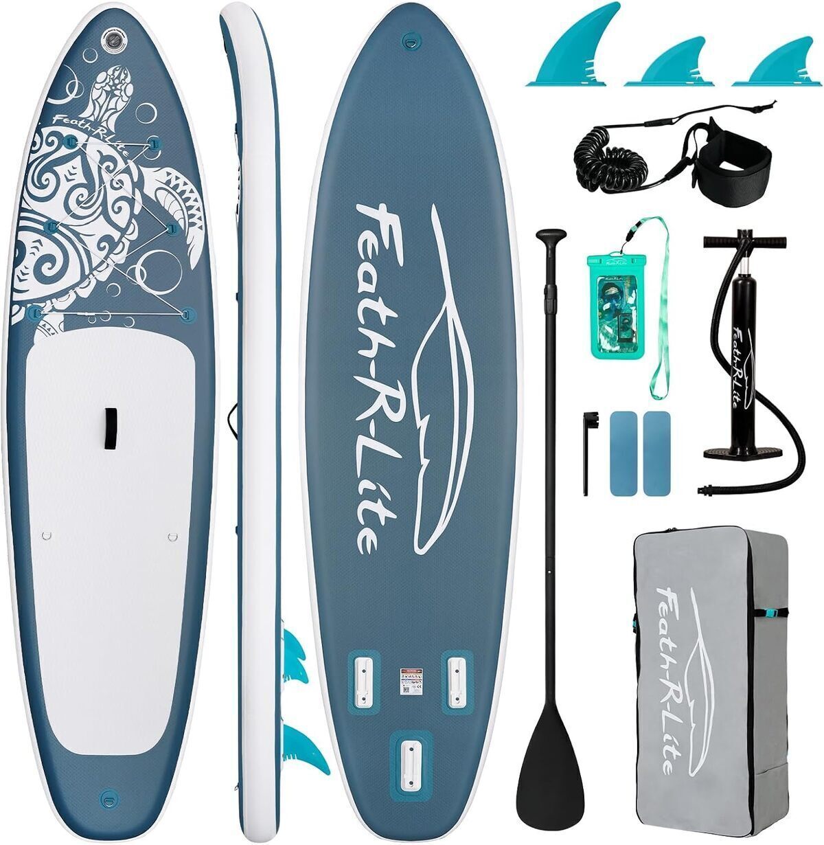 Test de la planche de paddle gonflable FEATH-R-LITE ultra légère
