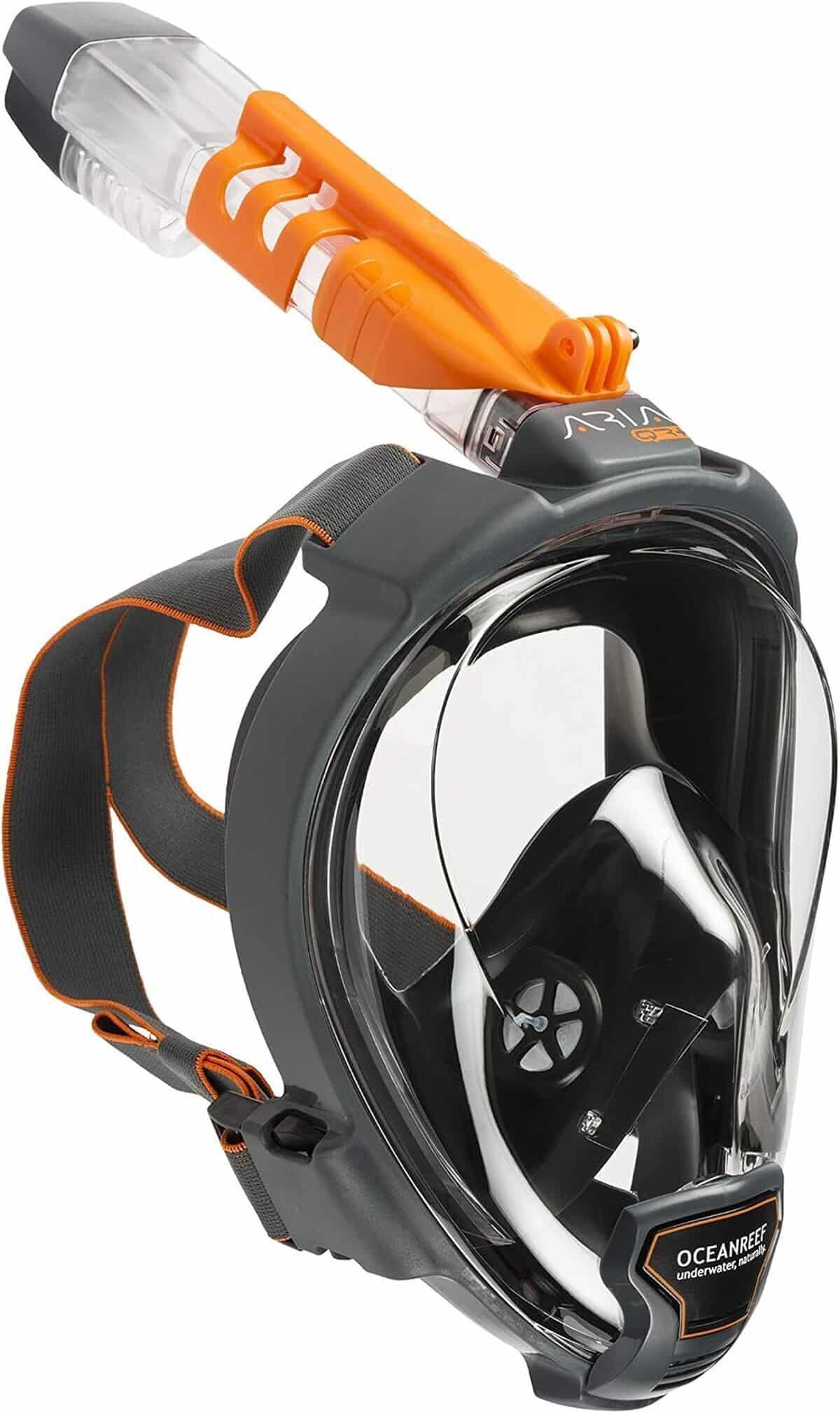 Test du masque de plongée Ocean Reef Aria QR + : immersion totale en noir L/XL