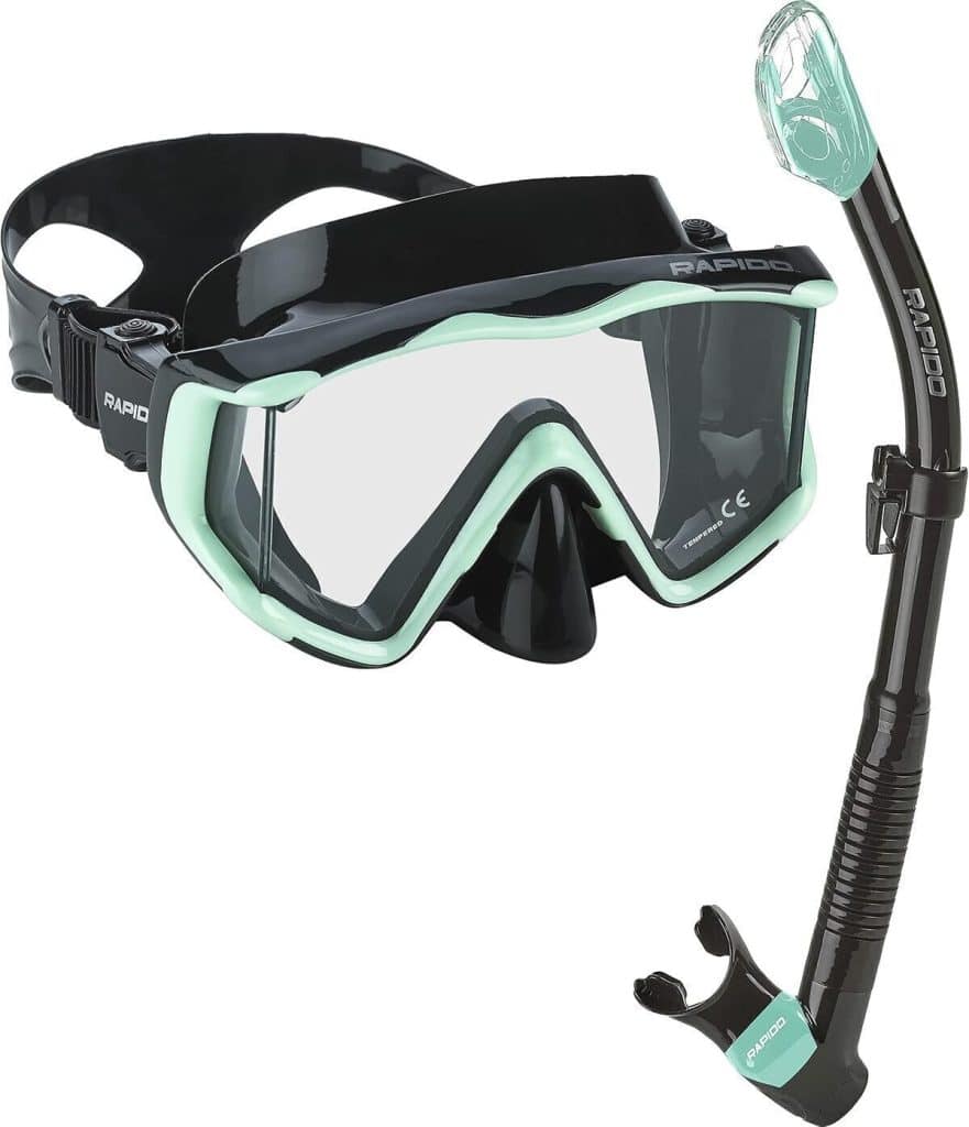 Test du masque et tuba Phantom Aquatics PANO-3