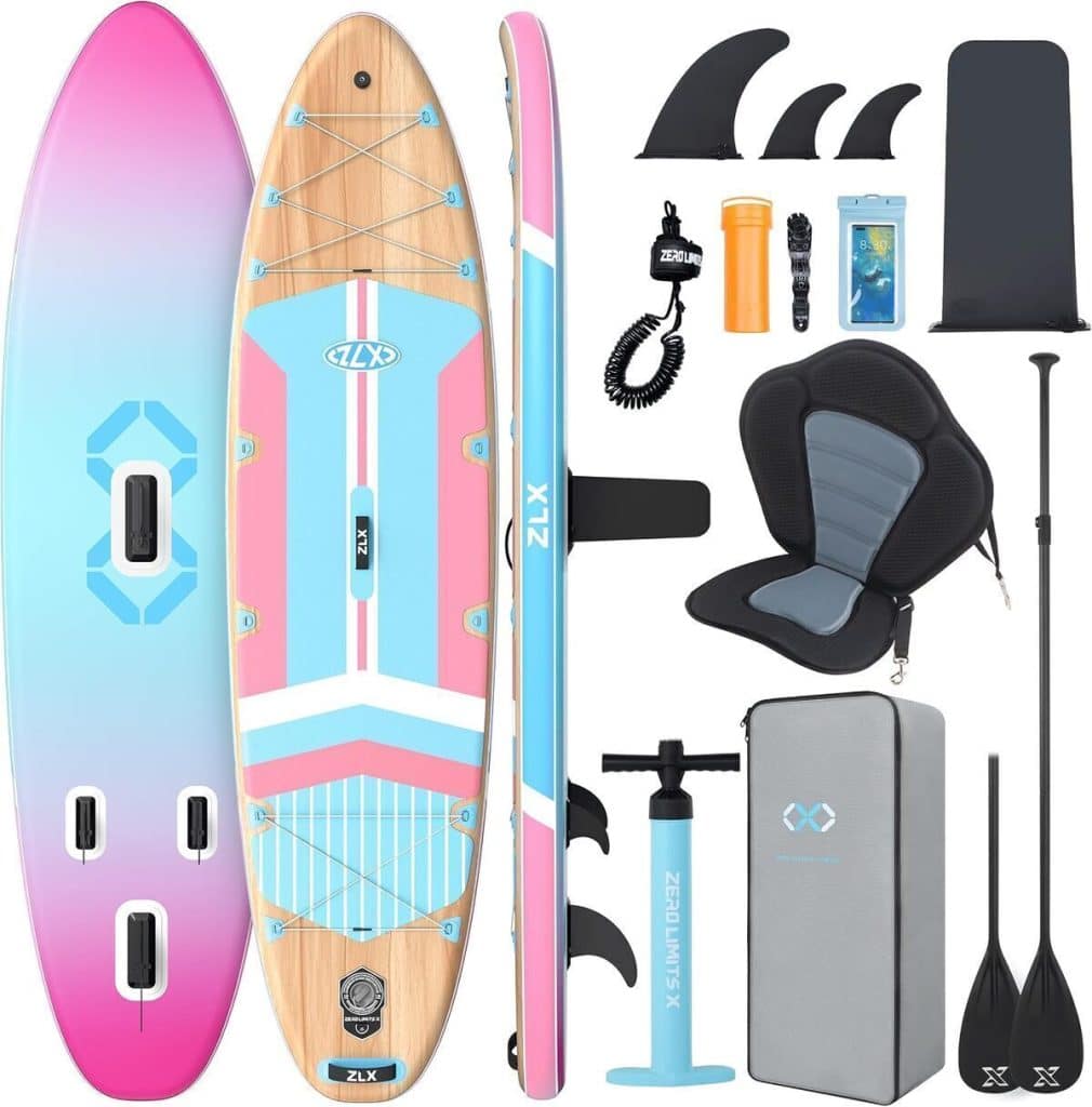 Test du paddle gonflable ZLX 350 : stabilité et accessoires premium