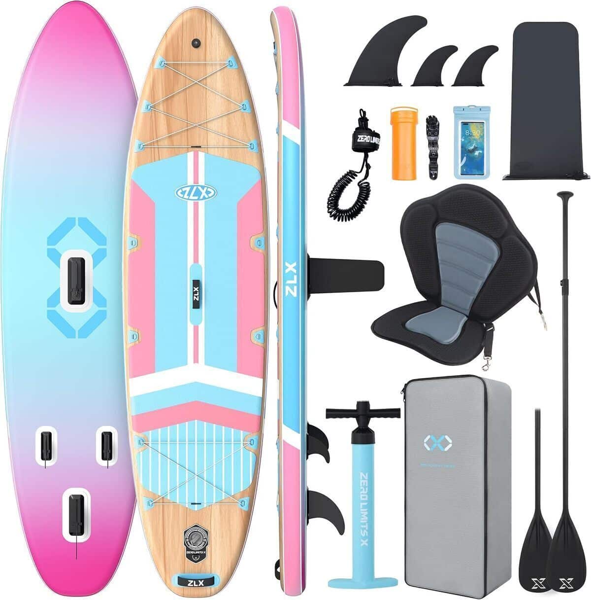 Test du paddle gonflable ZLX 350 : stabilité et accessoires premium