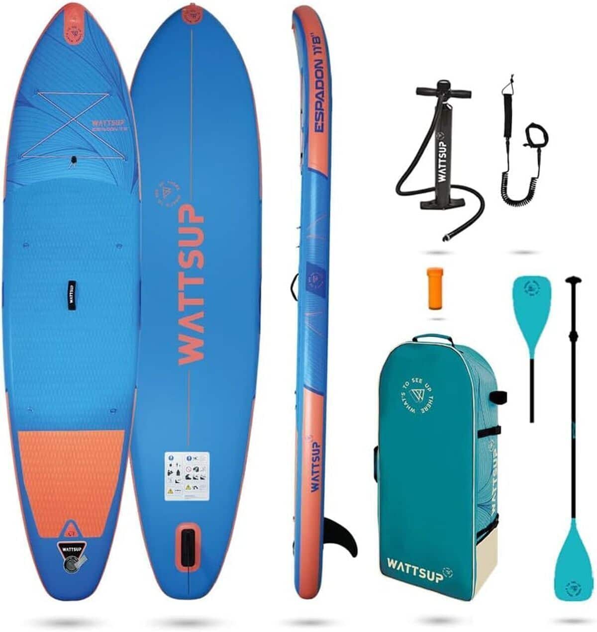 Test du stand up paddle gonflable Wattsup Marlin 12'5 : performance et praticité