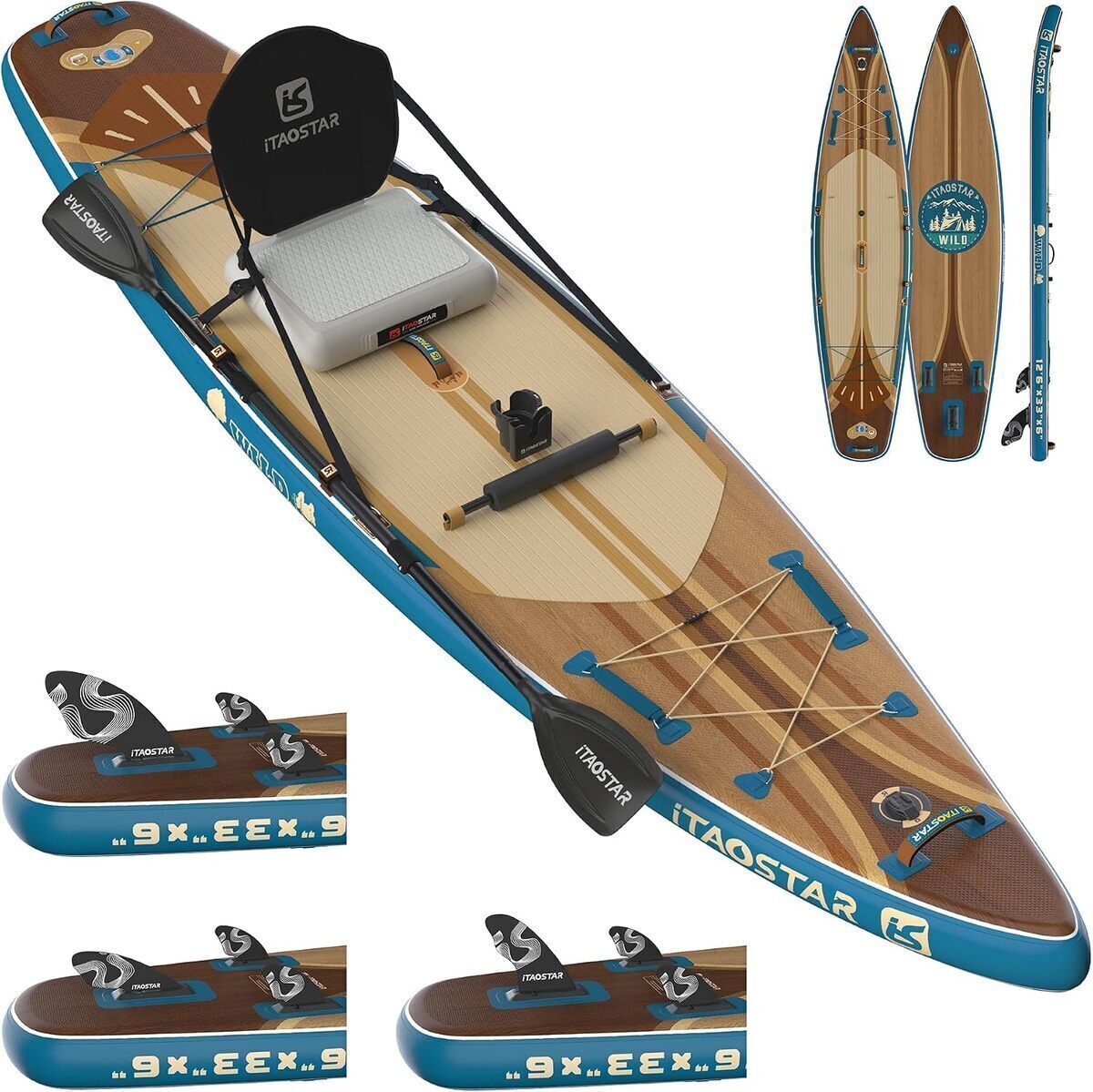 Test : iTAOSTAR SUPW02B, planche à pagaie 12'6×33"×6
