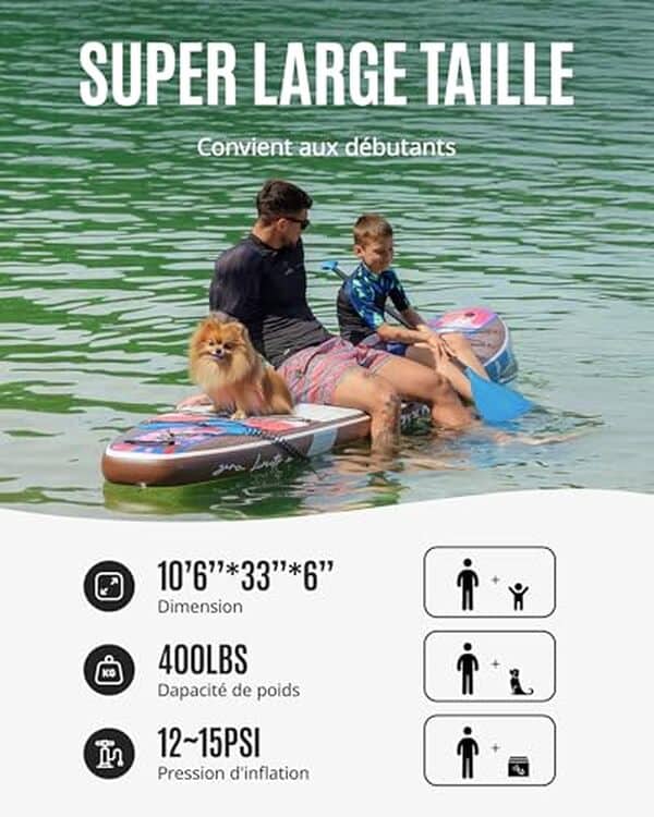 Découvrez notre test détaillé du paddle gonflable ZLX 2 places avec tous les accessoires. Avis complet, caractéristiques et conseils d'achat pour bien choisir votre planche.
