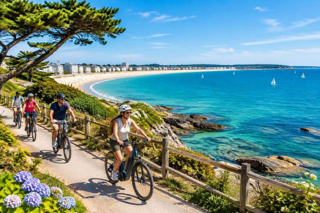 Balade en vélo électrique le long de la baie de La Baule : explorez une côte d'Azur bretonne