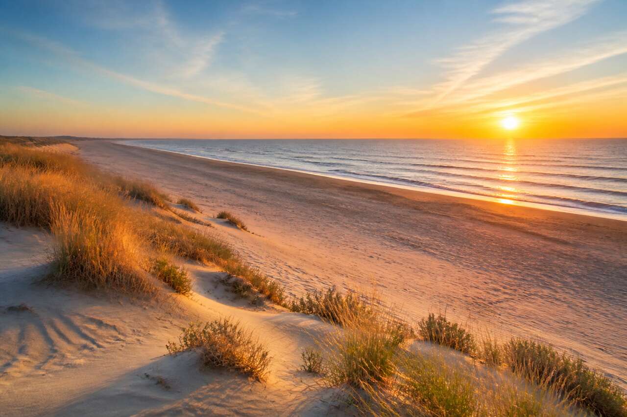 Découverte sensorielle : l'espiguette au lever du soleil