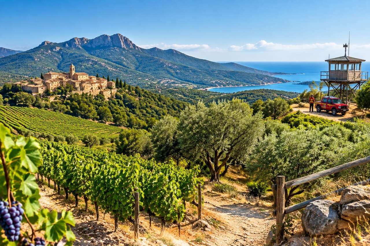 Randonnée gourmande au cœur des Maures : concilier découverte des vins, des oliviers et prévention des incendies