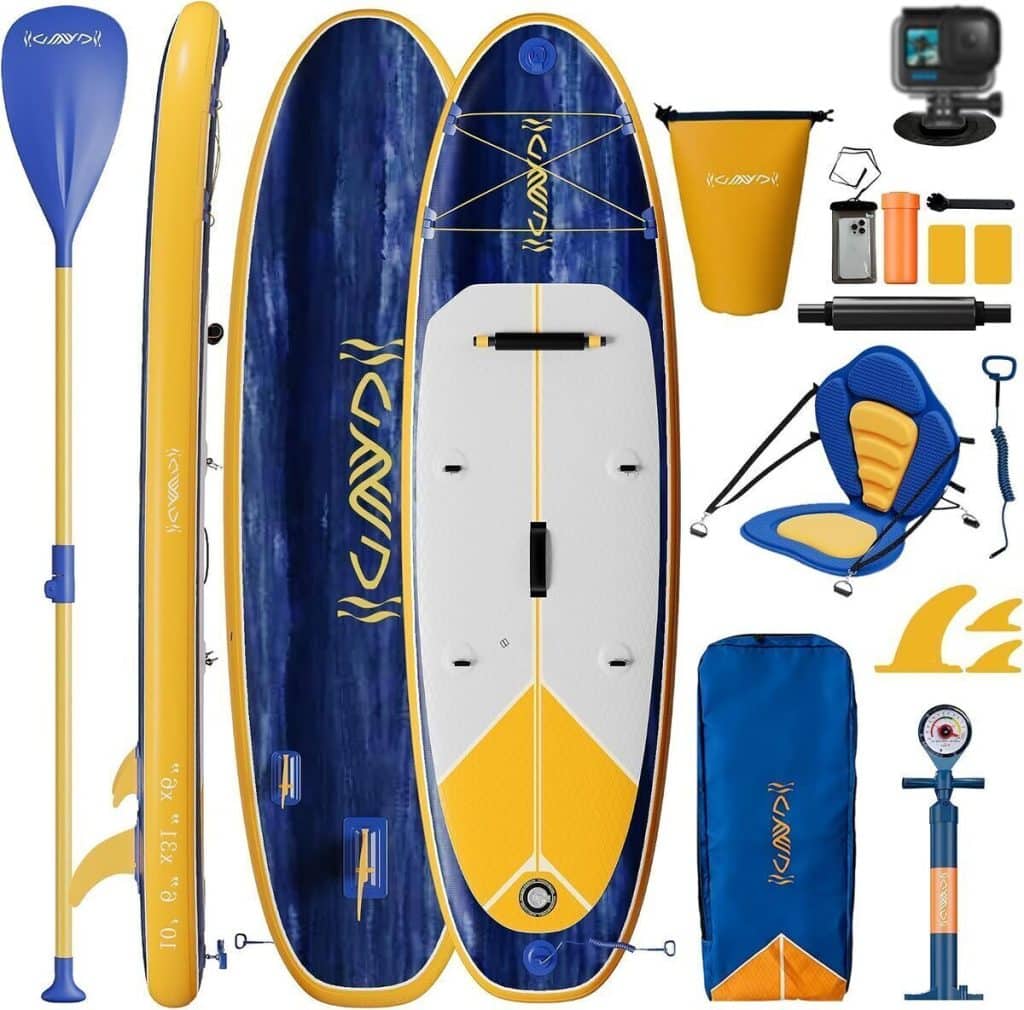 Test de la planche de paddle gonflable Devoko 320 cm : sport et détente assurés