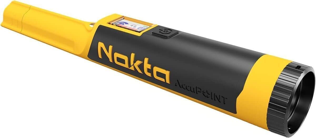 Test du détecteur Nokta AccuPOINT étanche avec écran lcd