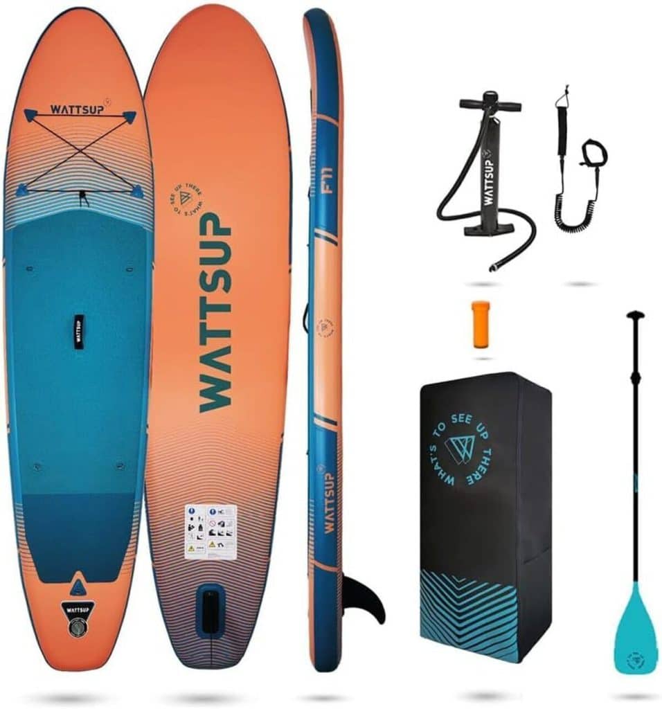 Test du paddle gonflable Wattsup F11 11' : performance et praticité