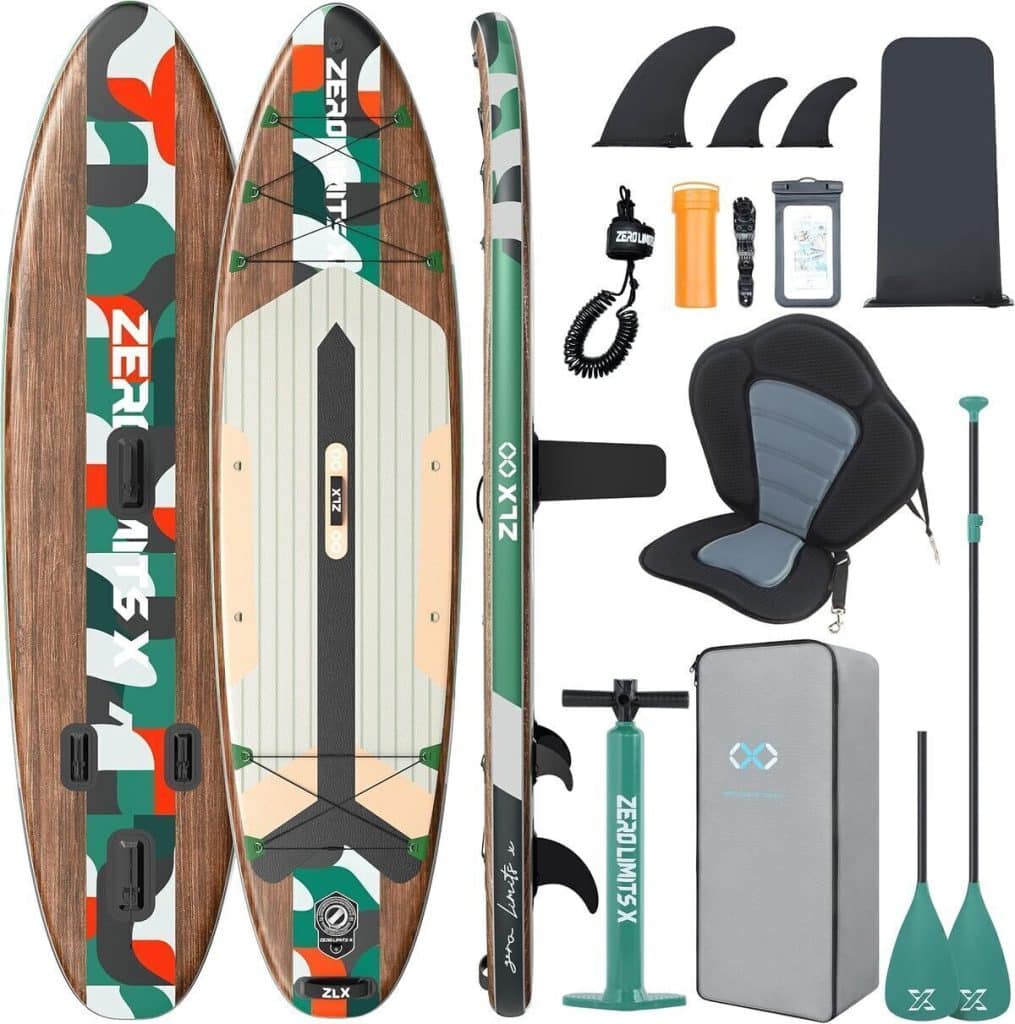 Test du paddle gonflable ZLX 2 places complet avec accessoires
