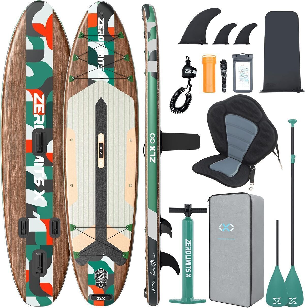 Test du paddle gonflable ZLX 2 places complet avec accessoires