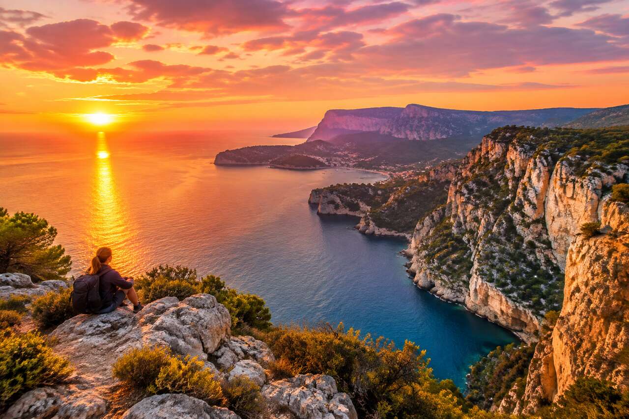 Les 10 plus beaux couchers de soleil depuis la corniche des Crêtes à Cassis : les règles de sécurité à pied ou en véhicule sur les falaises