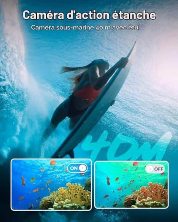 Découvrez notre test complet de la caméra sport TIMNUT 4K60FPS : performances, étanchéité et fonctionnalités pour vos aventures aquatiques et sportives. 