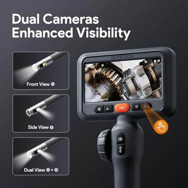 Découvrez notre test détaillé de l'endoscope DEPSTECH avec double objectif articulé 210°. Performances, durabilité et étanchéité : tous les détails pour bien choisir. 