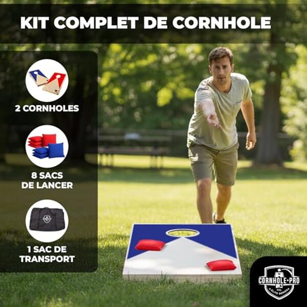 Découvrez notre test détaillé du set de cornhole officiel en bois Original Corner : qualité, dimensions, prix et performances du meilleur jeu d'extérieur. 