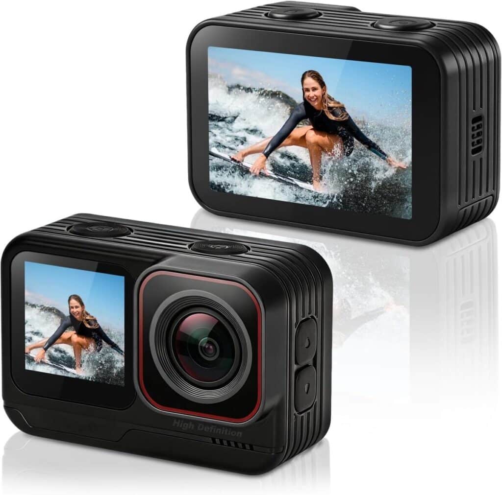 Test de l'action cam Aikér Camera Sport 5k pour vlog et sports outdoor