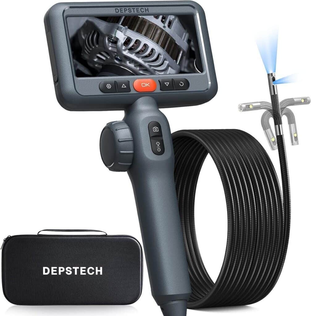 Test : endoscope DEPSTECH double objectif articulé 210° durable et étanche