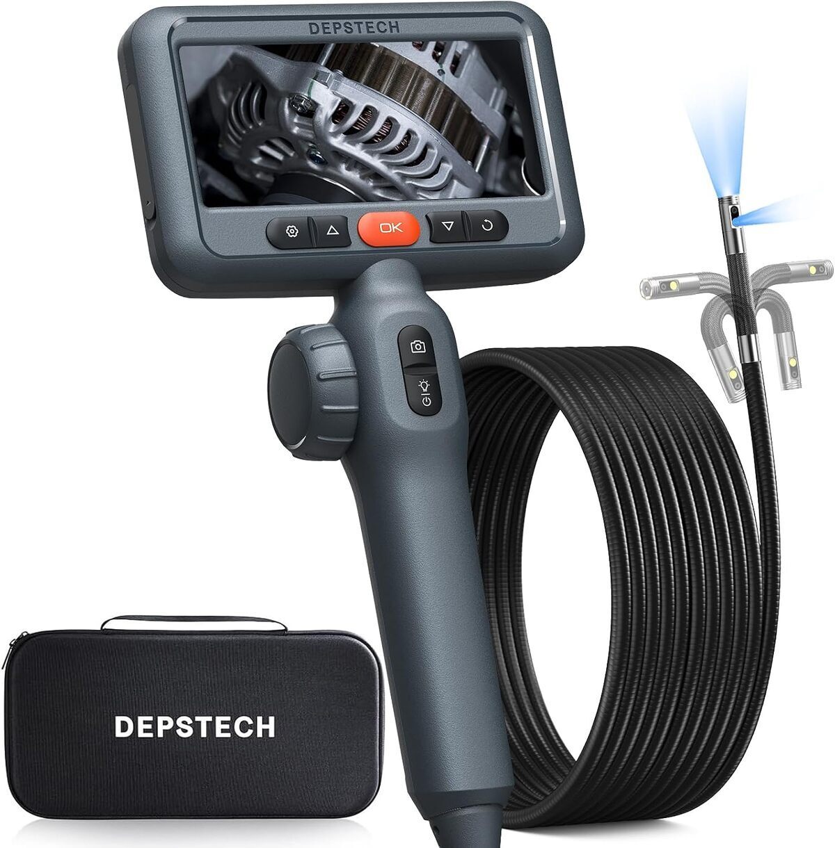 Test : endoscope DEPSTECH double objectif articulé 210° durable et étanche